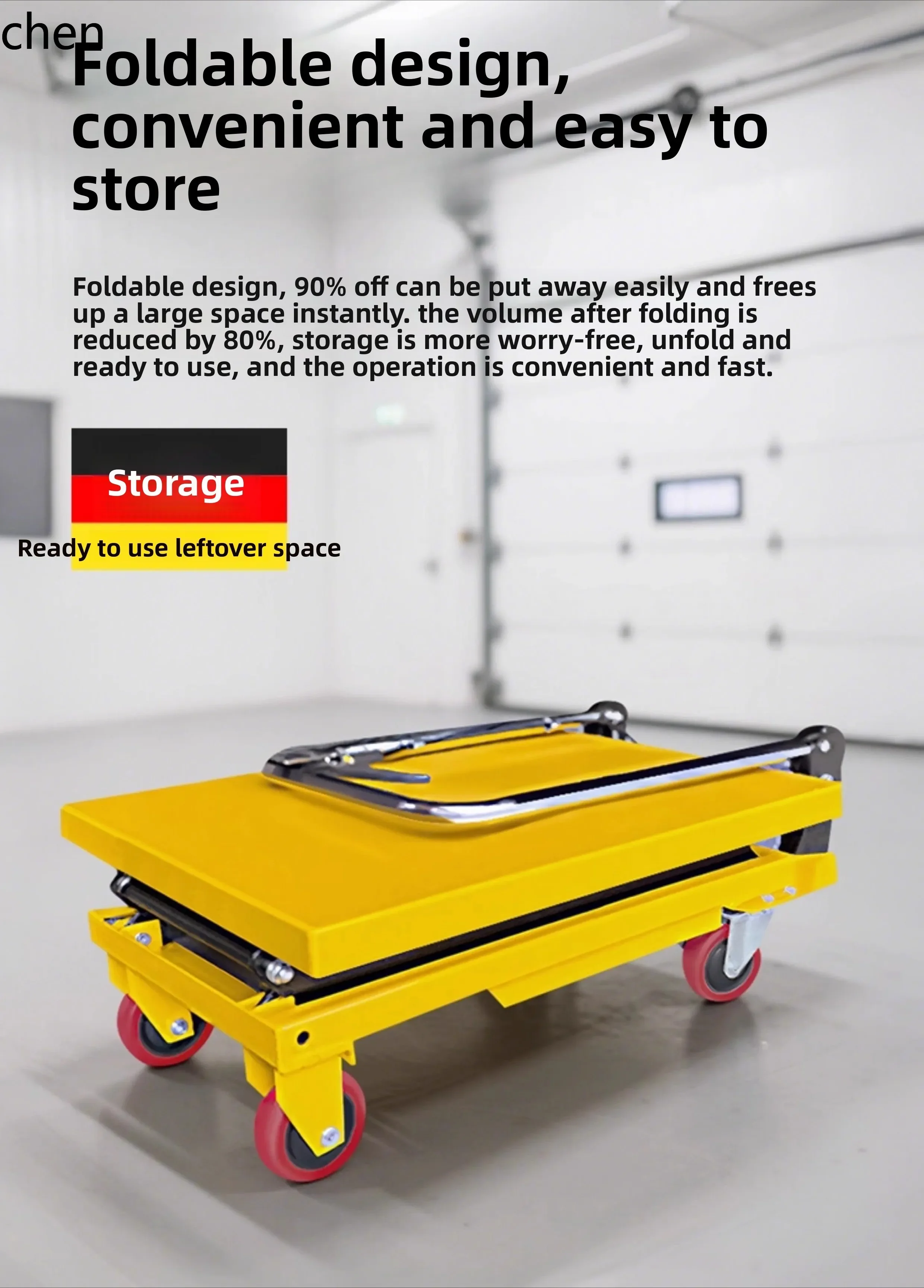 DSA  Manual Hydraulic Lifting Platform Cart Mobile Lifting Small Lifting Simple Small Push Flatbed