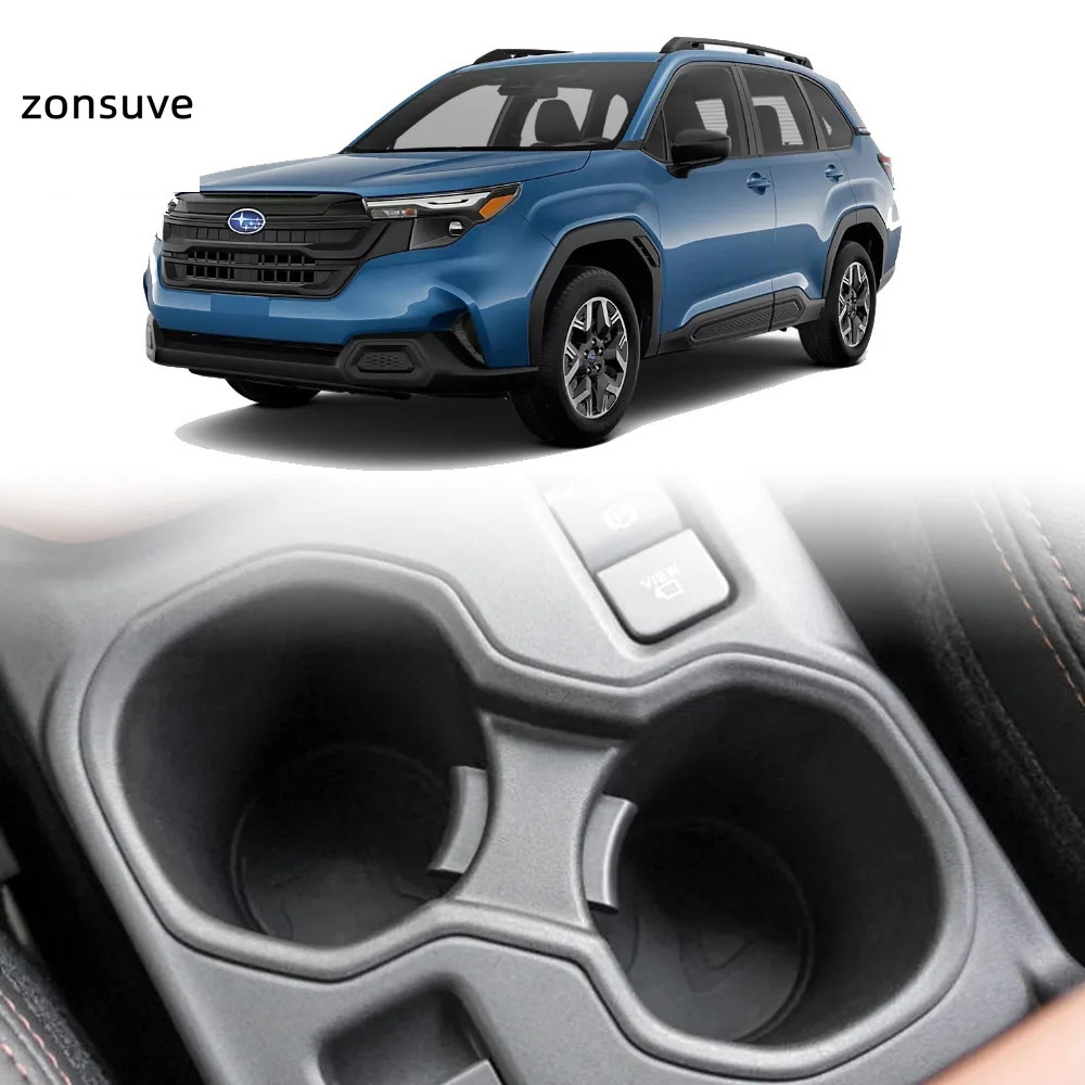 

Silicone Center Console Cup Holder Interior Trim Accessory RHD For Subaru Forester 2025-2026