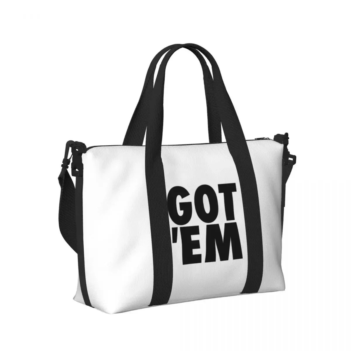 مخصص كبير GOT 'EM حمل حقيبة المرأة التسوق الكتف شاطئ الصالة الرياضية حقيبة السفر