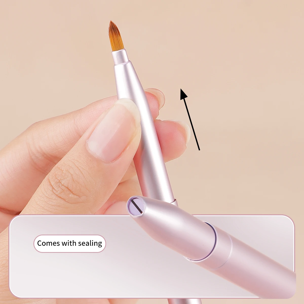 2/5-piece eyebrow brush set,double-ended retractable angled eyebrow brush for shaping and filling in eyebrows and spiral brush