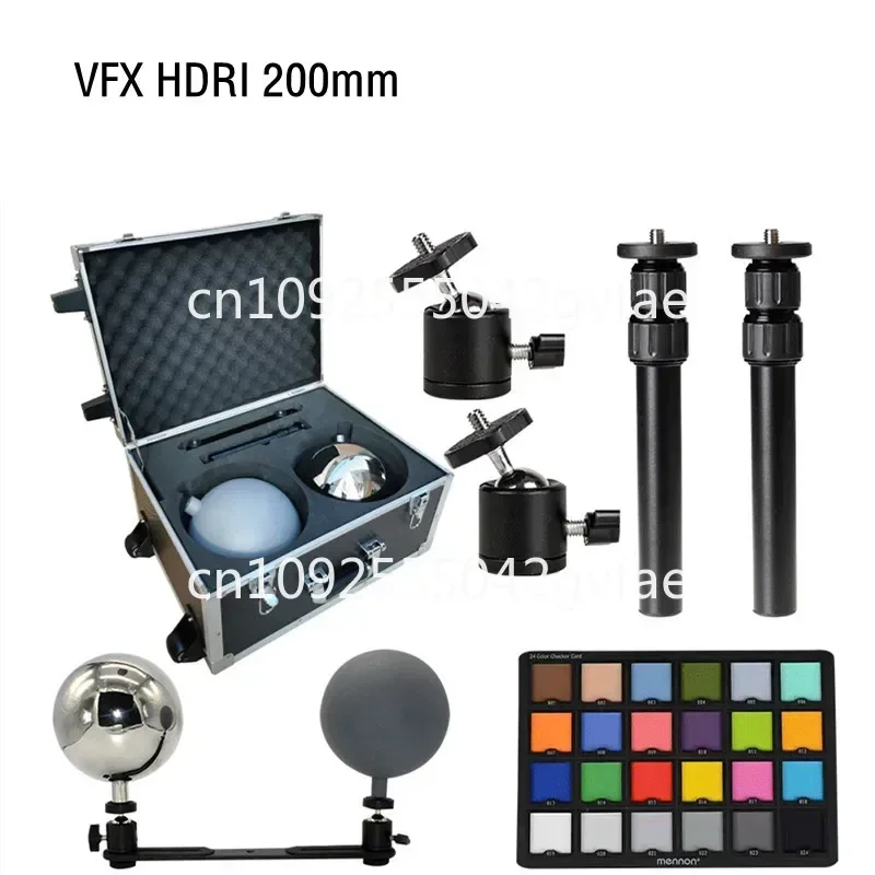 20cm 12.6cm 25cm VFX HDRI Ball Movie Shoot Grey Chrome Profession Camera Reflector Photographic Props Set Stainless Steel Ball