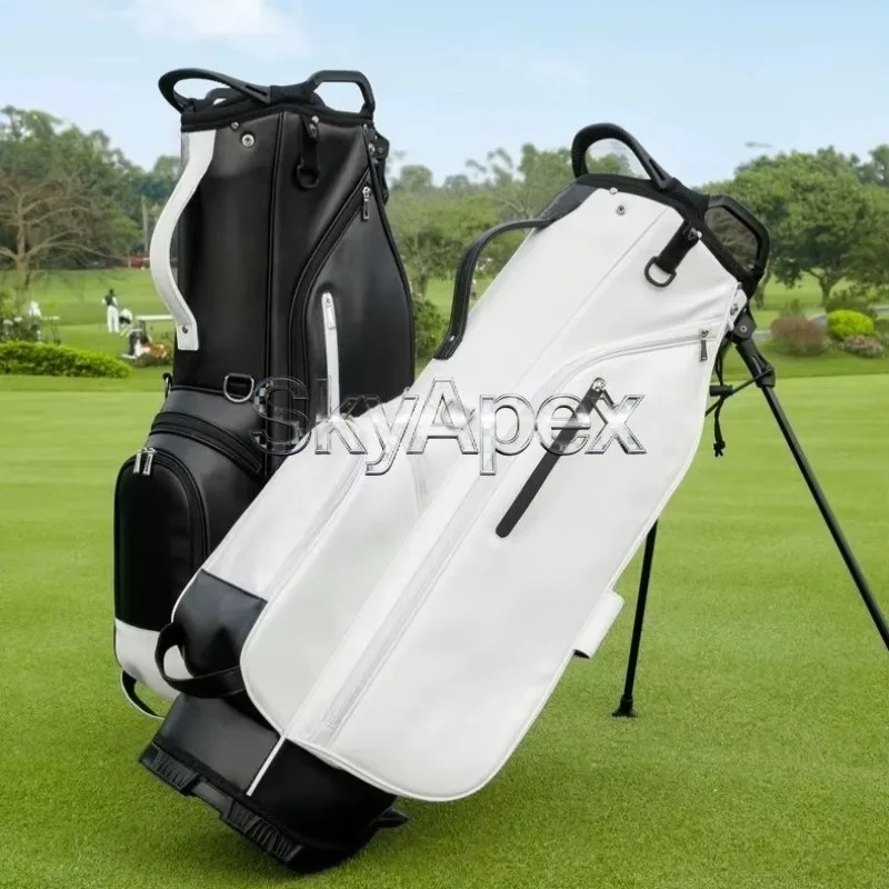 Lightweight Waterproof Golf Stand Bag Comfortable Carry Multi Pocket Suitable For On Course Use And Neat Item Organization Usage