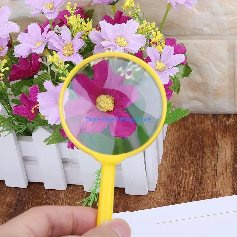 F92B Upgrade Large Glasses 3X Handheld Reading Magnifier Magnafying Glass