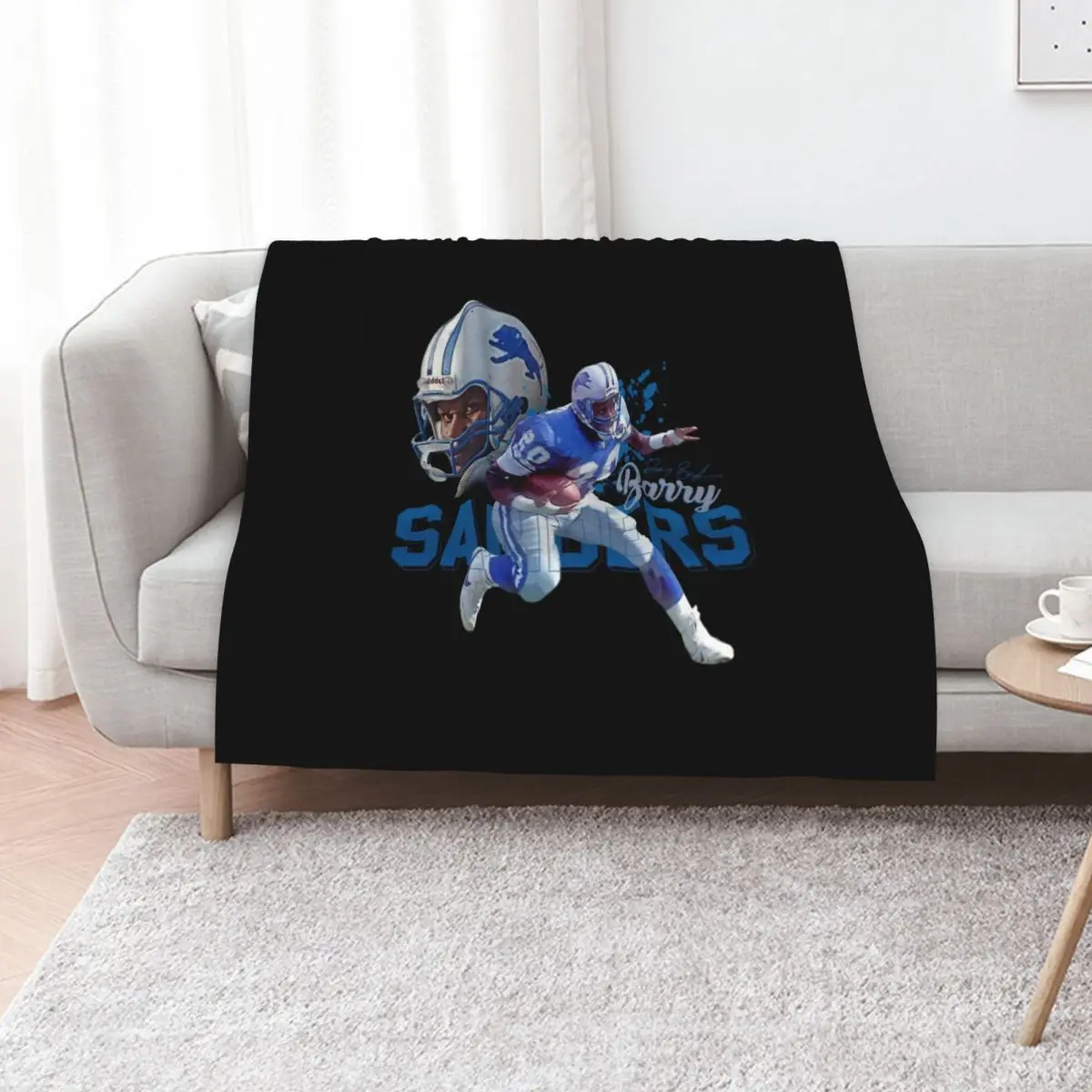 Barry Sanders Throw Blanket Luxury St Summer Polar Baby Fashion Sofas Hairy Blankets