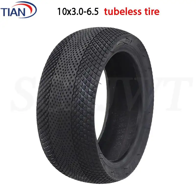 

10 Inch Tubeless Tire for Electric Scooter 10x3.0-6.5 Size Fits 70/65-6.5 Wheel Replacement