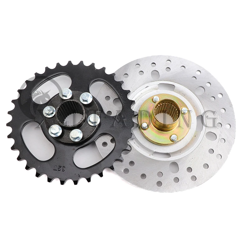 1 Set 800mm/810mm rear axle assembly with 190mm brake disc 530-32T sprocket for China 125cc-3000cc ATV UTV Buggy Quad Bike Parts