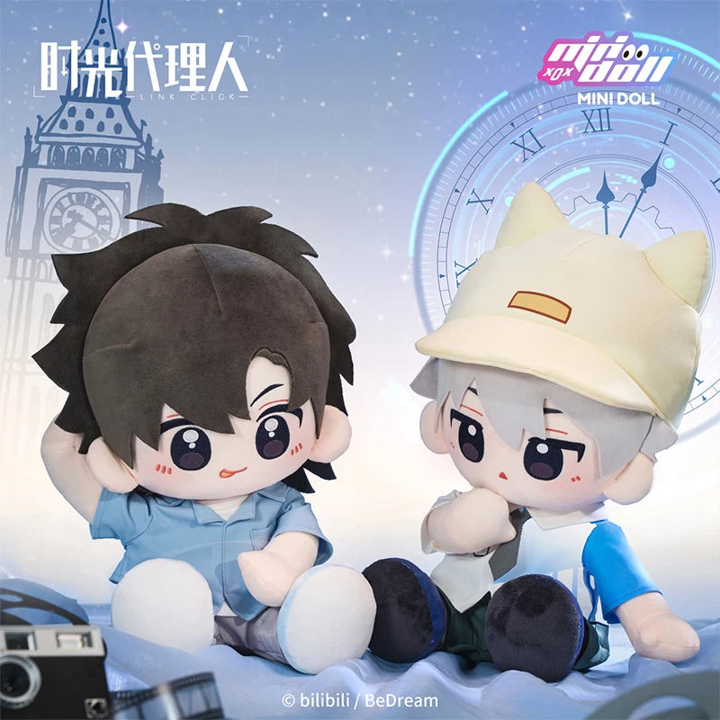 오리지널 미니돌 타임 에이전트 리버스 타임 저니 35cm 플러시 인형 면 인형 장식 크리스마스 선물 정맥 장식품