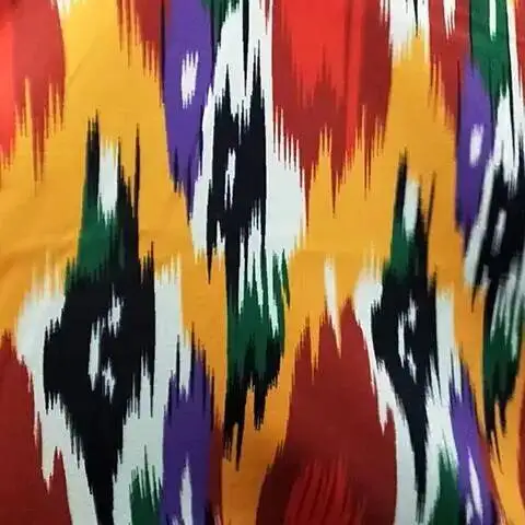 

Xinjiang Nation Characteristic Printing Fabric Costume Perform Dance Costumes Dress The Uygurs Diy Resilient Inelastic Fabric