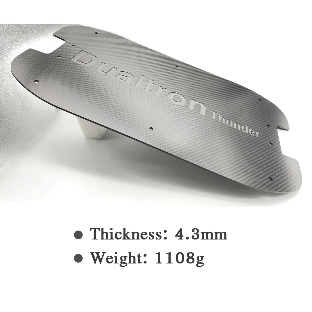 Customized Carbon Fiber Deck Pedal Cover For Dualtron Electric Scooter Thunder Victor Luxury