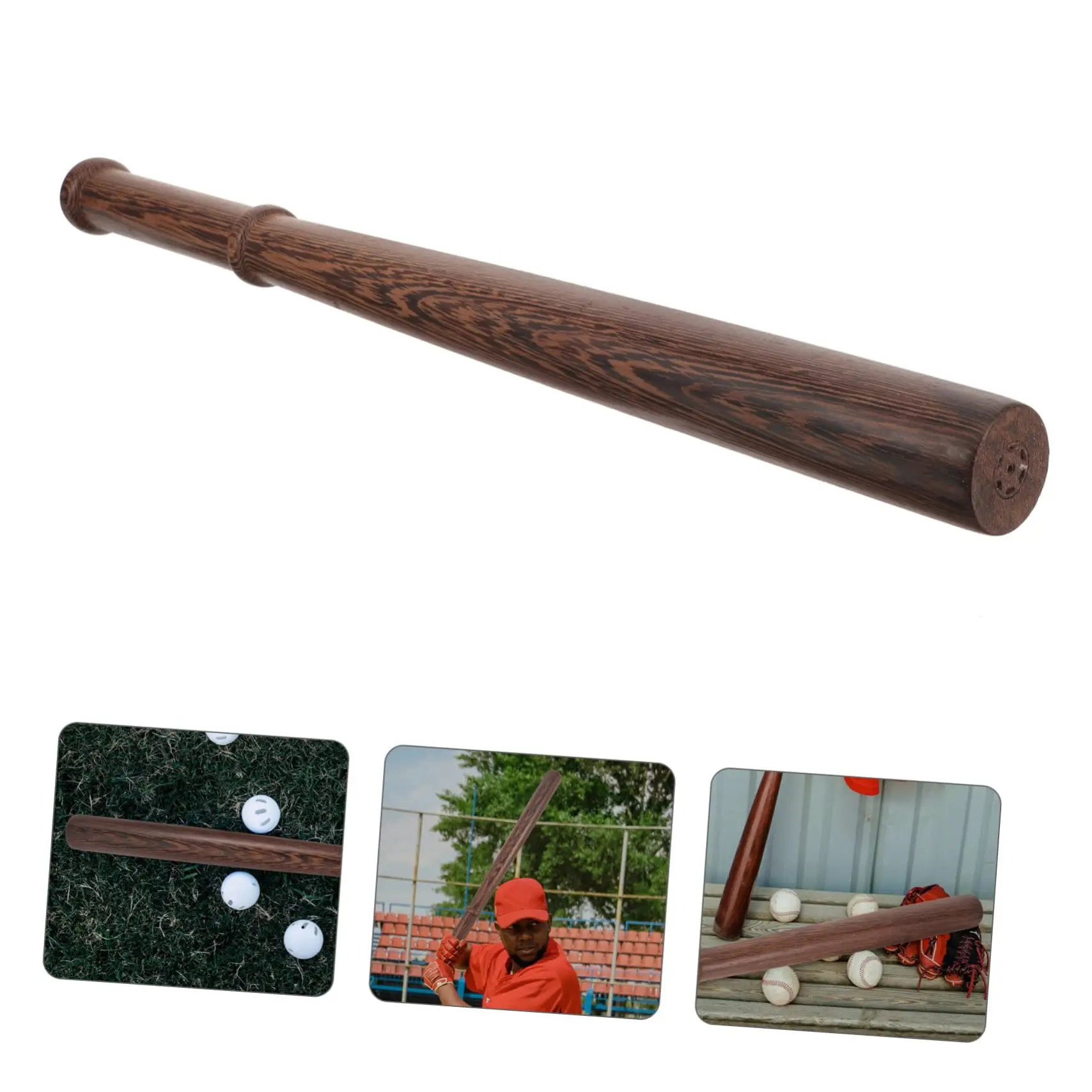 

Wooden Baseball Bat Baseball Training Bat Wood Baseball Stick Vintage Baseball Exercising Bat Adult Multipurpose Training Stick