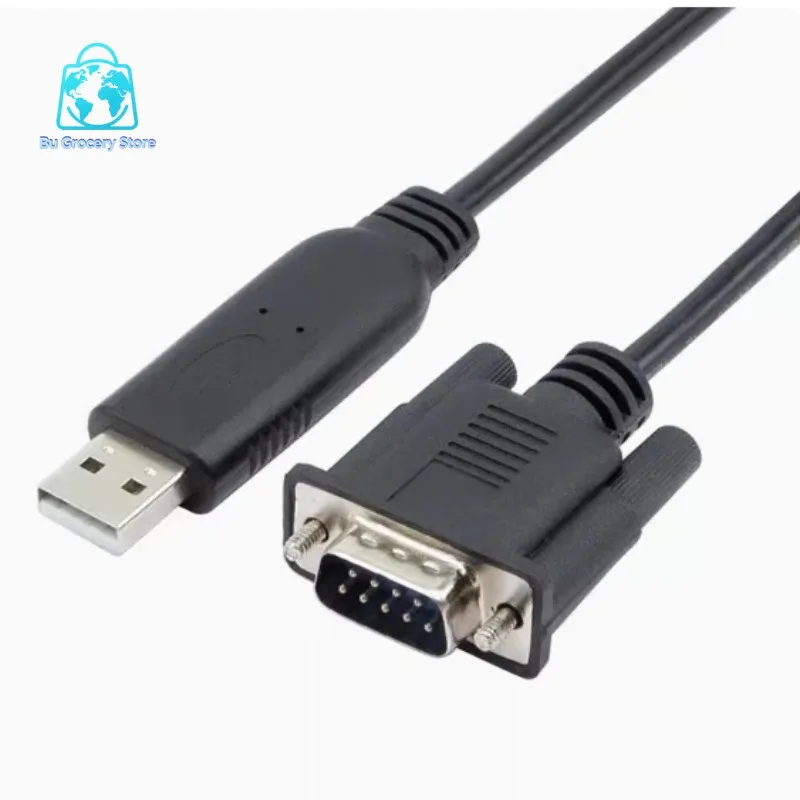 for 2M Serial Port to USB Data Transfer Cable for Weighing Equipment RS232 Compatible with Spreadsheet Software Customizable