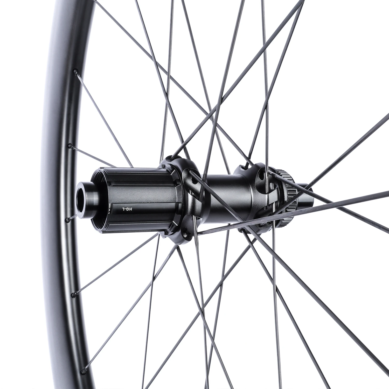 

ICAN Carbon Road Disc /Gravel Bike Wheelset 700c-51C Wide 30.5mm Inner 23mm Deep 51mm 24H Hook Super Light Wheels Add Hubs D24