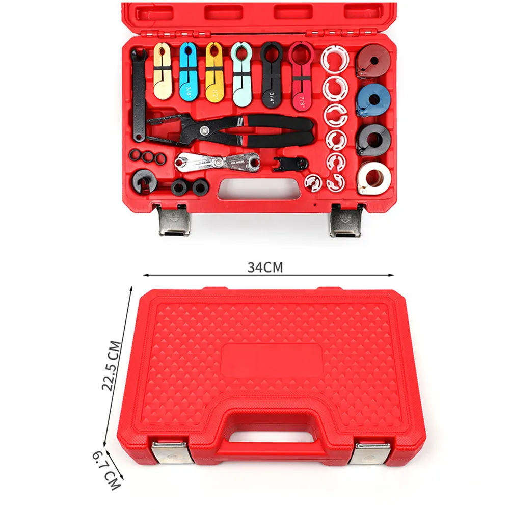 For Toyota Air Conditioning Fuel Line Quick Connector Removal Tools Set 27PCS for Efficient Vehicle Maintenance