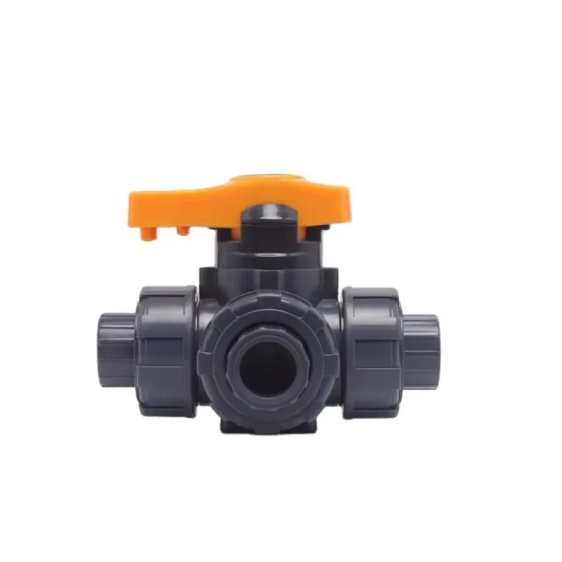 

Manual 3-way ball valve UPVC 3-way ball valve