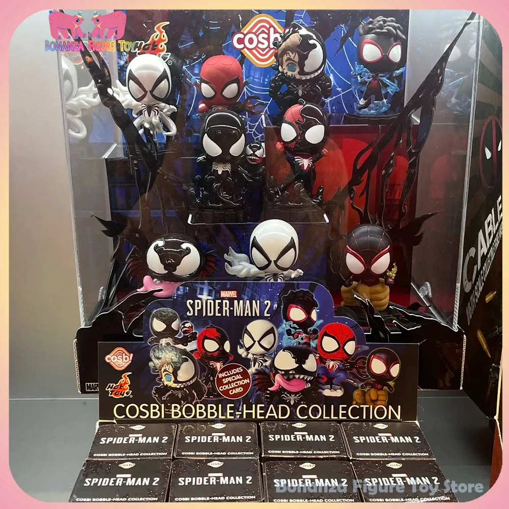 ของเล่นฮอตทอยส์ สไปเดอร์แมน 2 ซีรีส์ บลายด์บ็อกซ์ น่ารัก ตุ๊กตาลุ้นโชค กล่องสุ่ม ของตกแต่งห้อง/โต๊ะทำงาน ของสะสม ของขวัญวันเกิด รุ่นใหม่ 2025