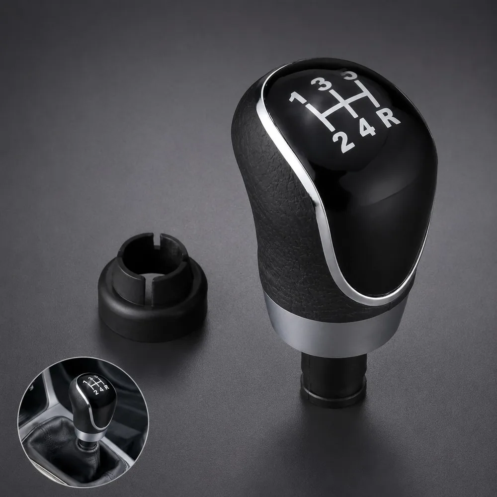 5-Speed Manual Gear Shift Knob for Ford Focus MK2 MK3 MK4 Mondeo Fiesta for Galaxy Shift Lever Handle Threaded Type