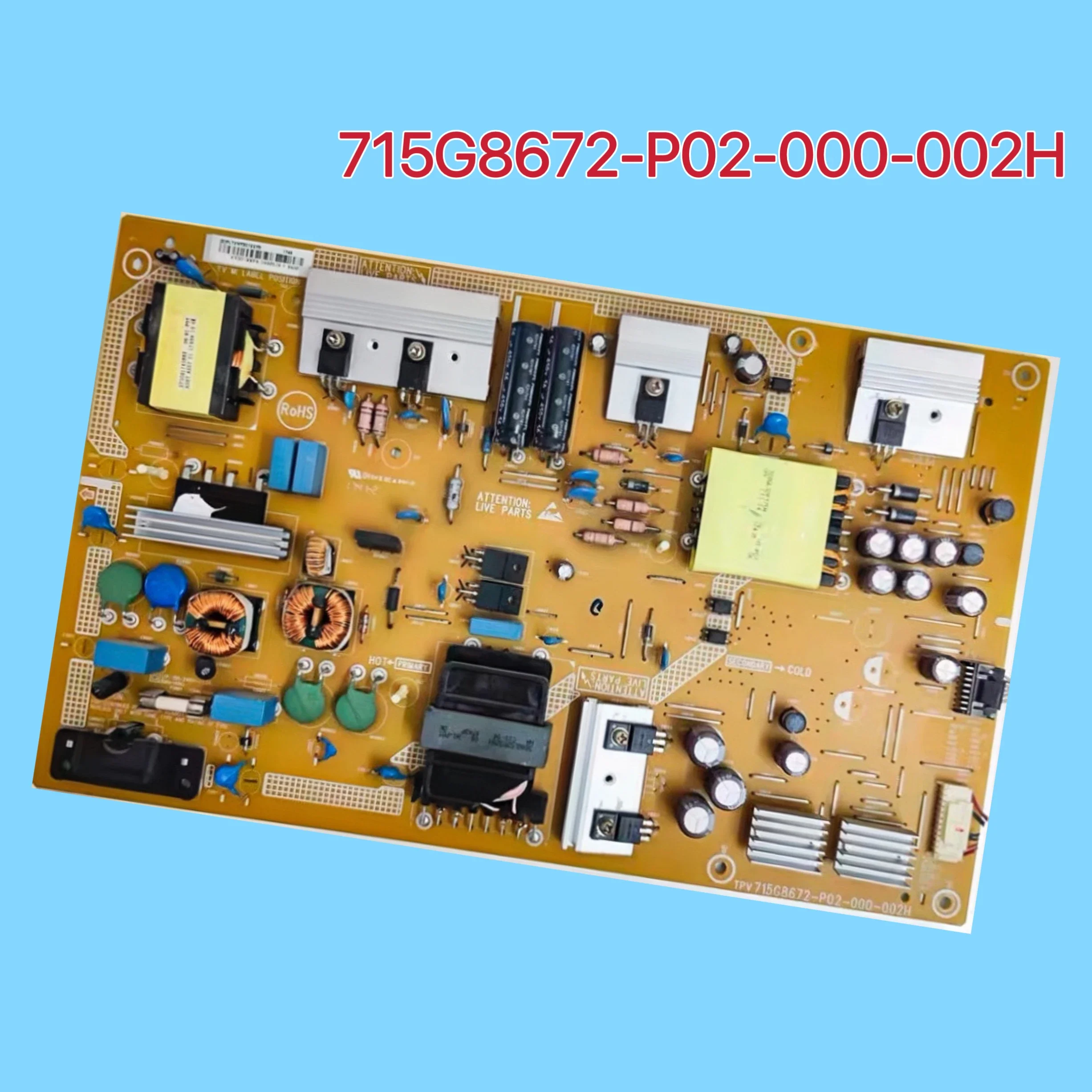 ZZ Television Drive Circuit Board 715G8672‑P02‑000‑002H Spare Repair Part Compatible With 50Puf6102 T3