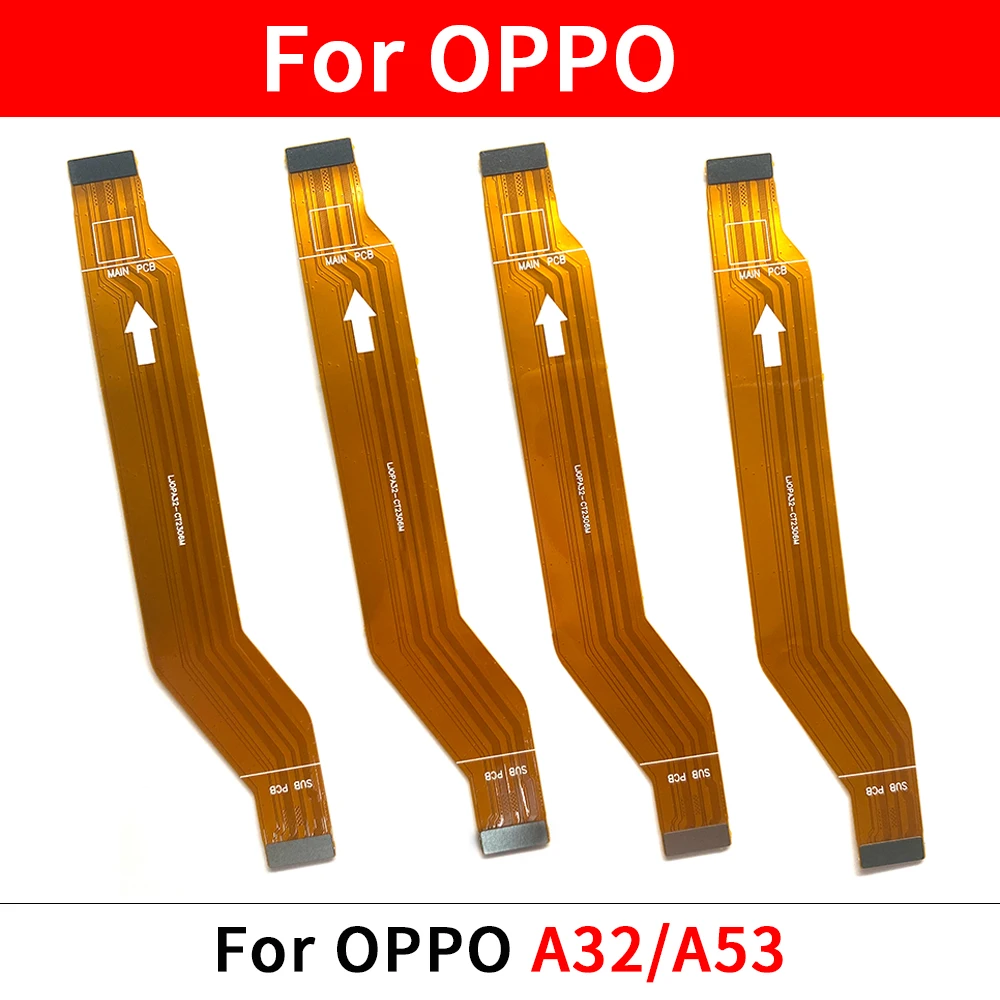 50Pcs,Motherboard FPC Main Board Connector Flex Cable Part For OPPO A15 A15S A16 A54 A58 4G A17 A32 A53 A52 A55 A57 5G A16K A38