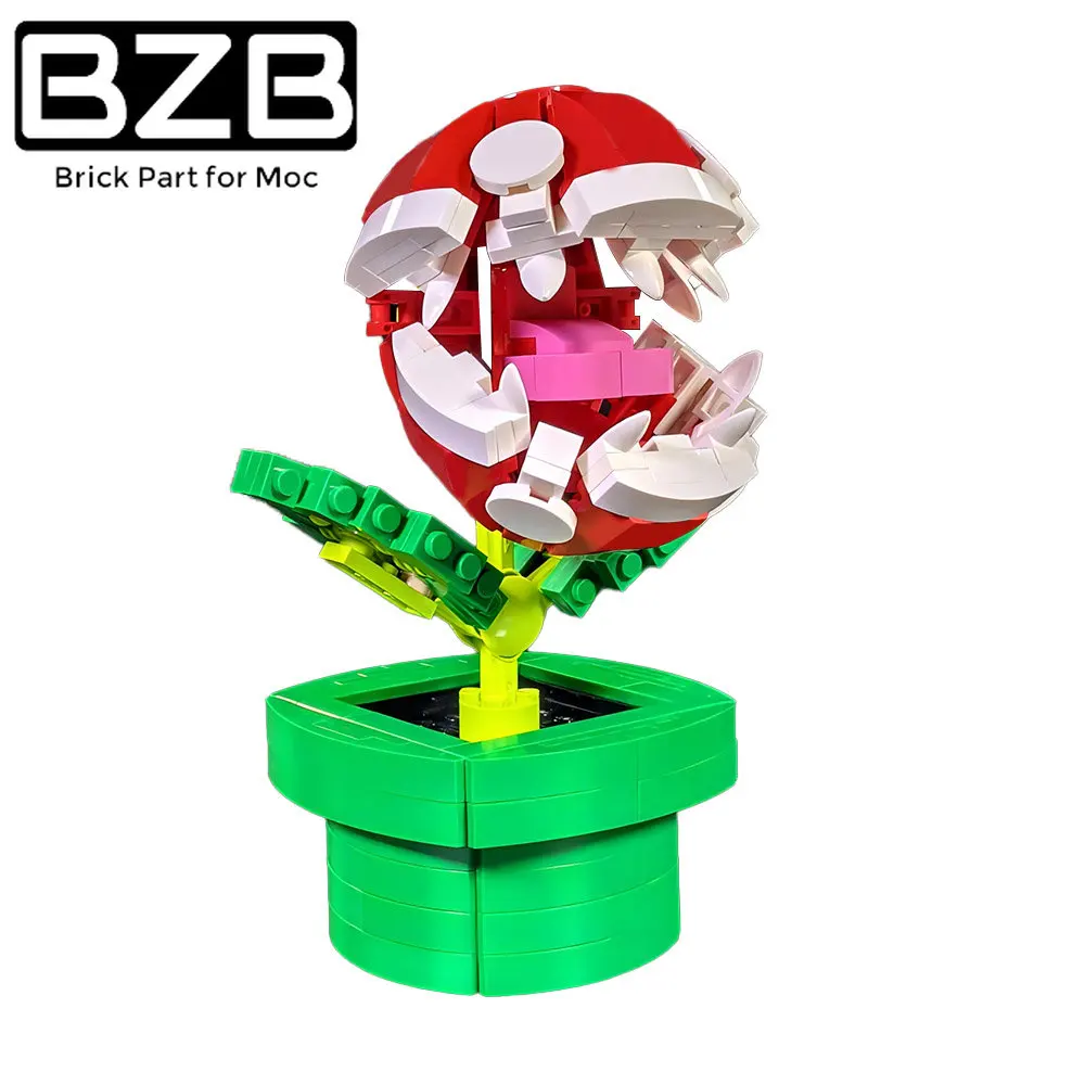 

BZB MOC Flower Plants Monster Toy Building Blocks Horrors Figurine Garden Little Shop DIY Bricks Kids Birthday Gift