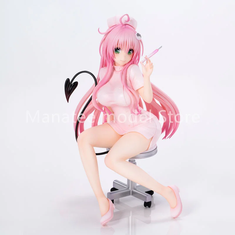 Union Creative Original To Love-Ru Darkness Lala Satalin Deviluke Nurse Costume PVC Action Figure Anime Model Toys Gift