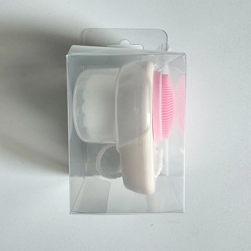 

Deep Cleansing Face Brush Dual End Silicone Design for Effective Dirt Removal Makeup Residue Exfoliator Massage Skin