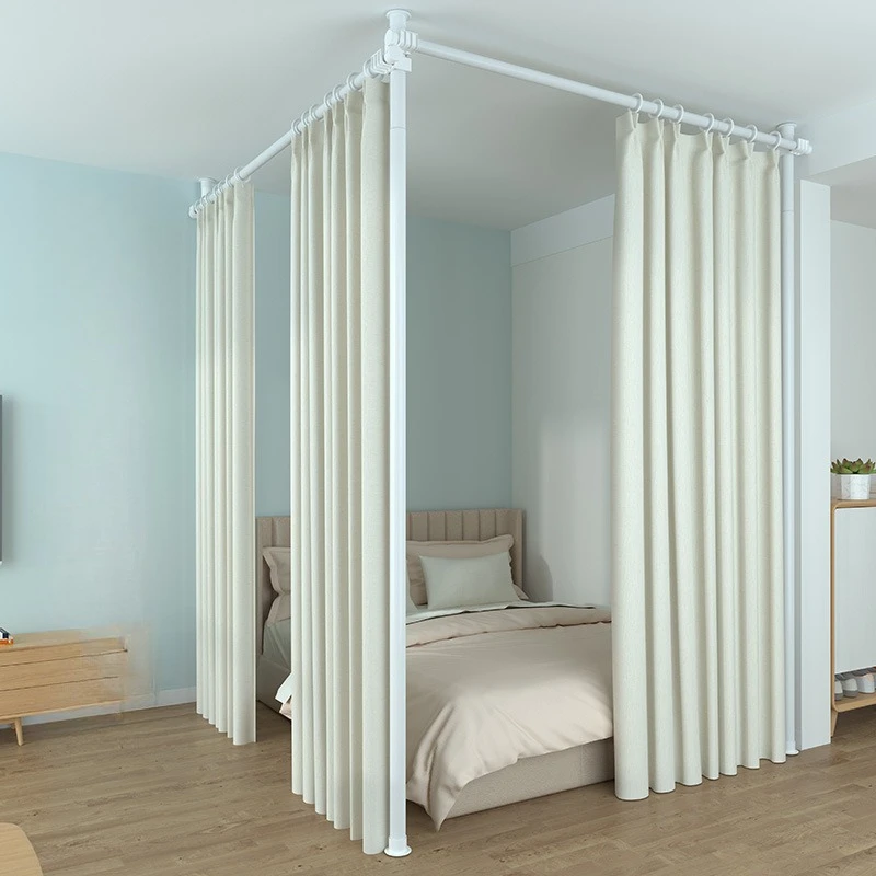 

Partition the living room screen to make the room wall simple self-improvement to block the bedroom folding and moving points