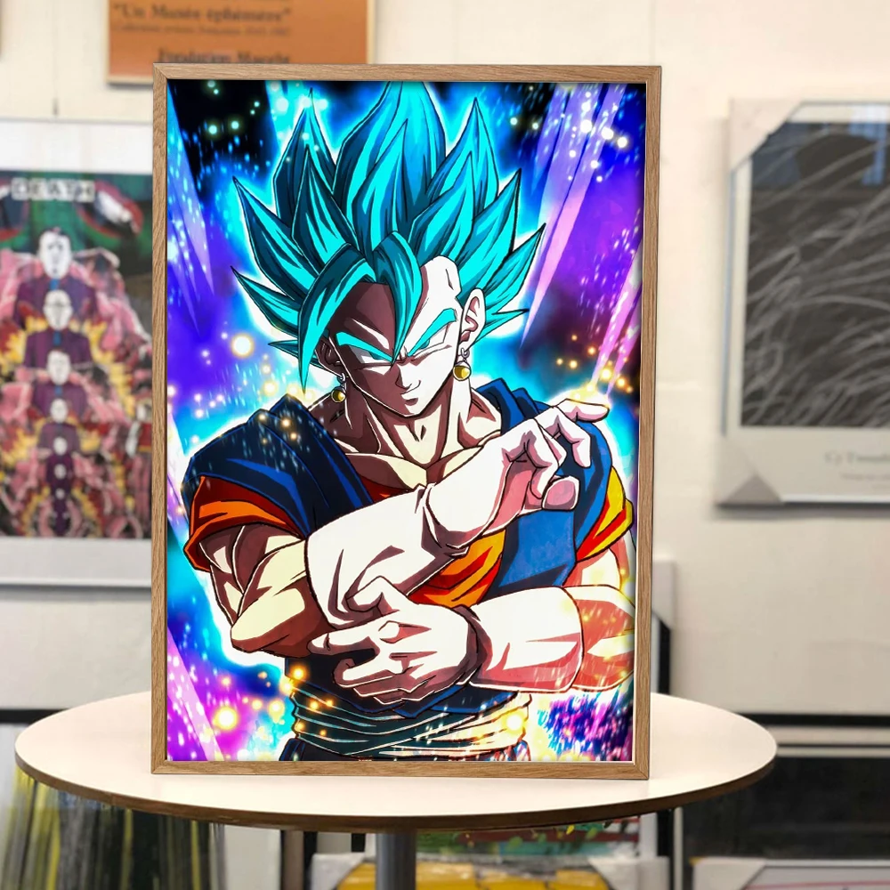 Anime Nhật Bản Ngoại Vi Rồng Bóng Áp Phích Phim Hoạt Hình Nhân Vật Goku Vegeta Tường Tranh Canvas Nghệ Hiện Đại Bức Tranh Tường Phòng Trang Trí Phòng Ngủ