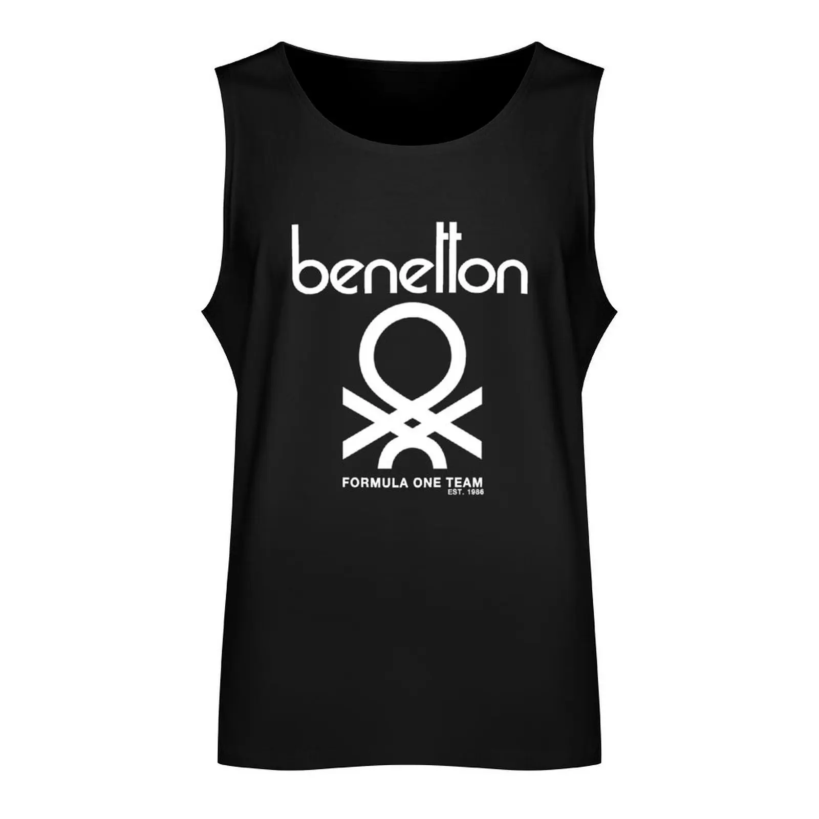 Benetton Formula Team 80s Collection Tank Top gym training accessories Gym clothes men clothings