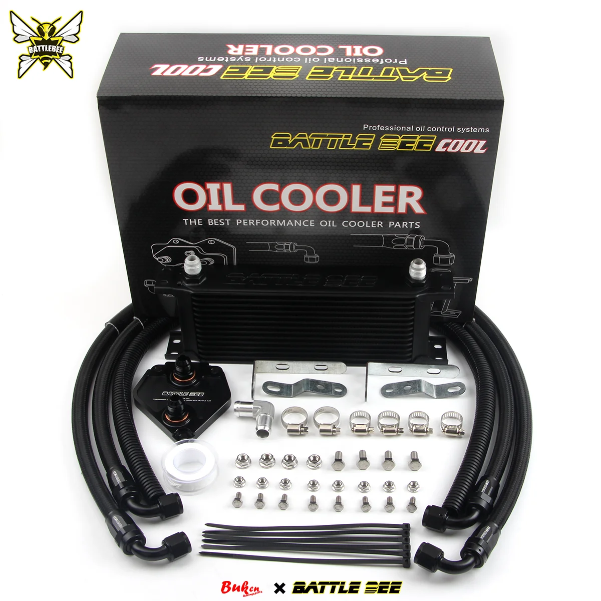 

For Honda Jazz GK '14+/ Civic FC FC1 FK7 FE FE1 1.5 T 2.4 1.8 NA / Odyssey RC1 - Battle Bee CVT Oil Cooler Kit With Adaptor