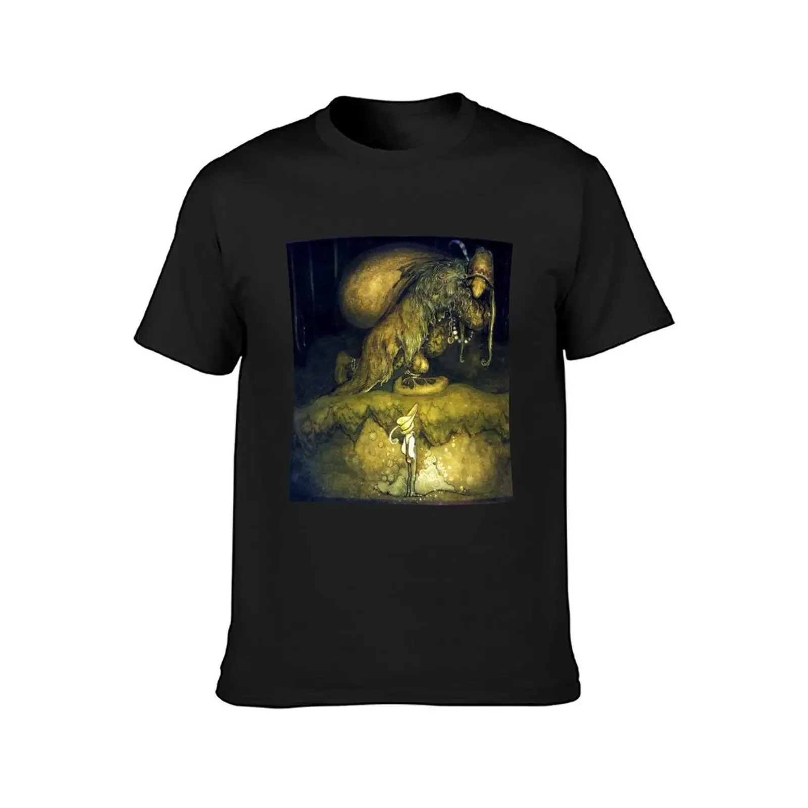 The Adventure - John Bauer T-Shirt anime clothes korean fashion mens graphic t-shirts