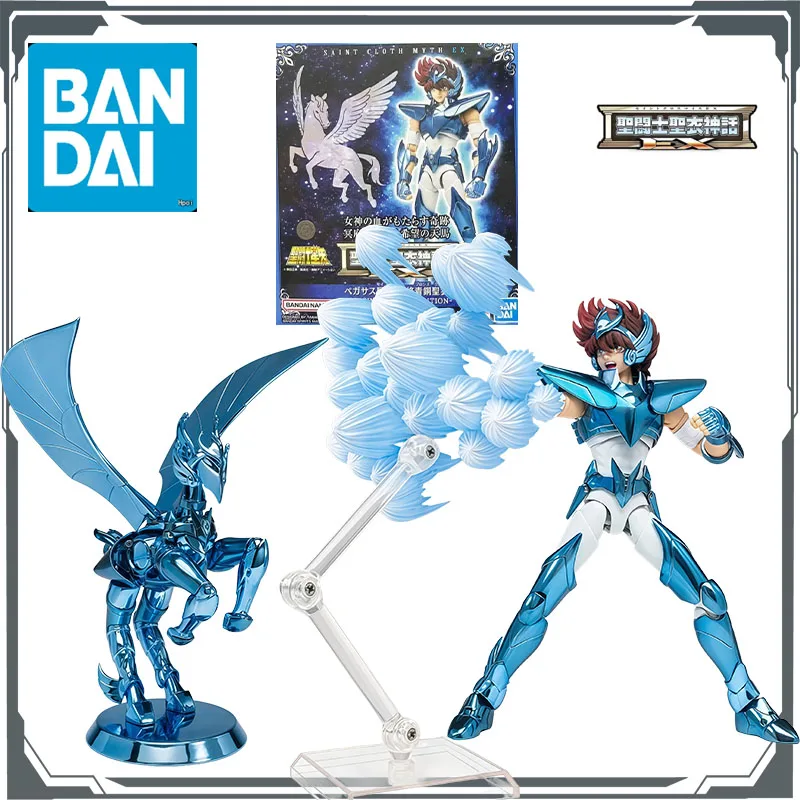 

Bandai Original Myth Cloth EX Pegasus Star Arrow 170mm Anime Action Figures Toys For Christmas Gift Collectible Model Ornaments