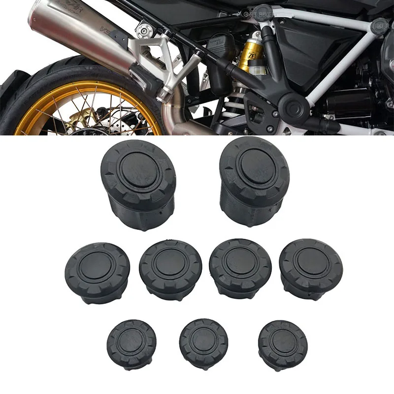 For BMW R1200GS LC Adventure R1250GS R 1250 GS Adventure adv 2014-2023 Frame Hole Cover Caps Plug Decorative Frame Cap