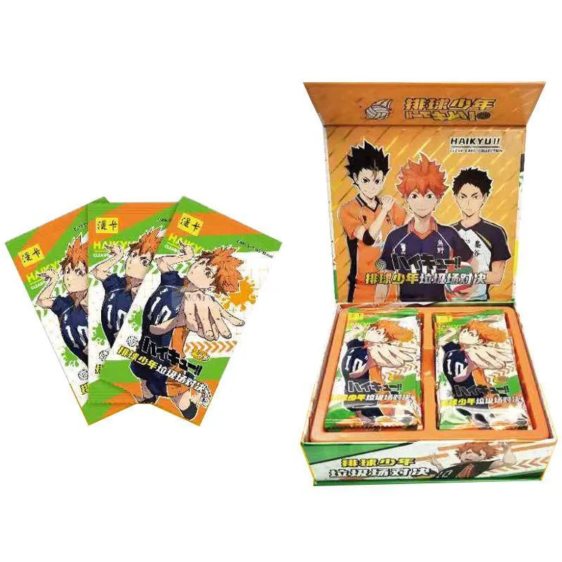Tarjeta coleccionable con caja ciega Tarjetas HaikyuuEl despacho de Junkyard viene muy con un clásico de apertura apasionada