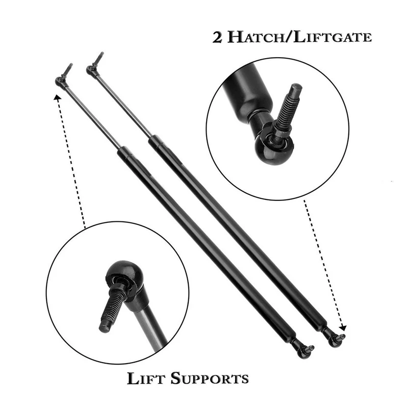 2Pcs Car Hatch Liftgate Lift Supports Struts For Chrysler Town & Country Caravan 01-07 Part Number:4894554AG 4894554AB