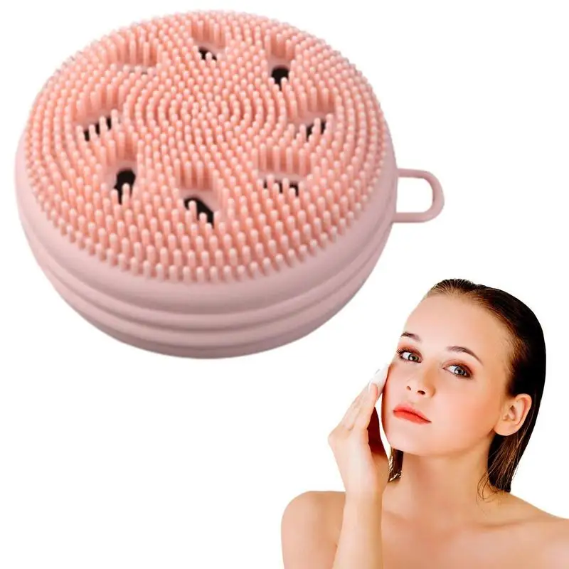 แปรงขัดผิวหน้าแผ่นทำความสะอาดทำจากซิลิโคนโฟมขัดผิวอุปกรณ์ทำความสะอาดผิวหน้าและล้างหน้า