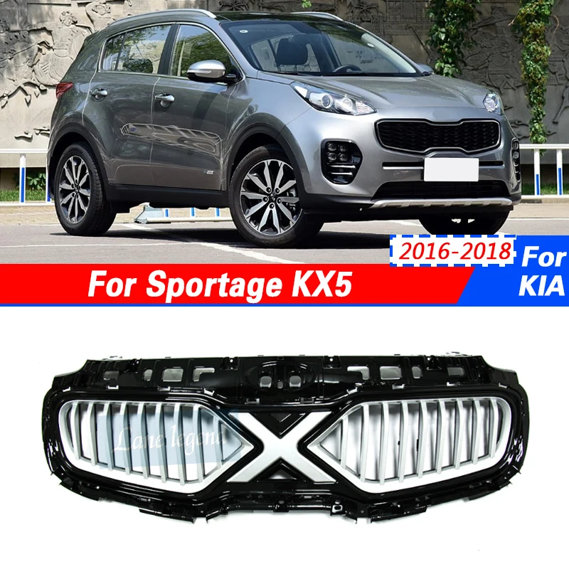 

Grill Mesh For KX5 Sporatge2016 2017 2018 Racing Grill Modified Front Bumper Mesh Grills Grille For Trims Cover