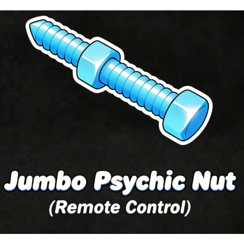 

Jumbo Psychic Nut Magic Trick (Remote Control) – Rotating Nut & Bolt Close-Up Mentalism Illusion Prop Stage Magia