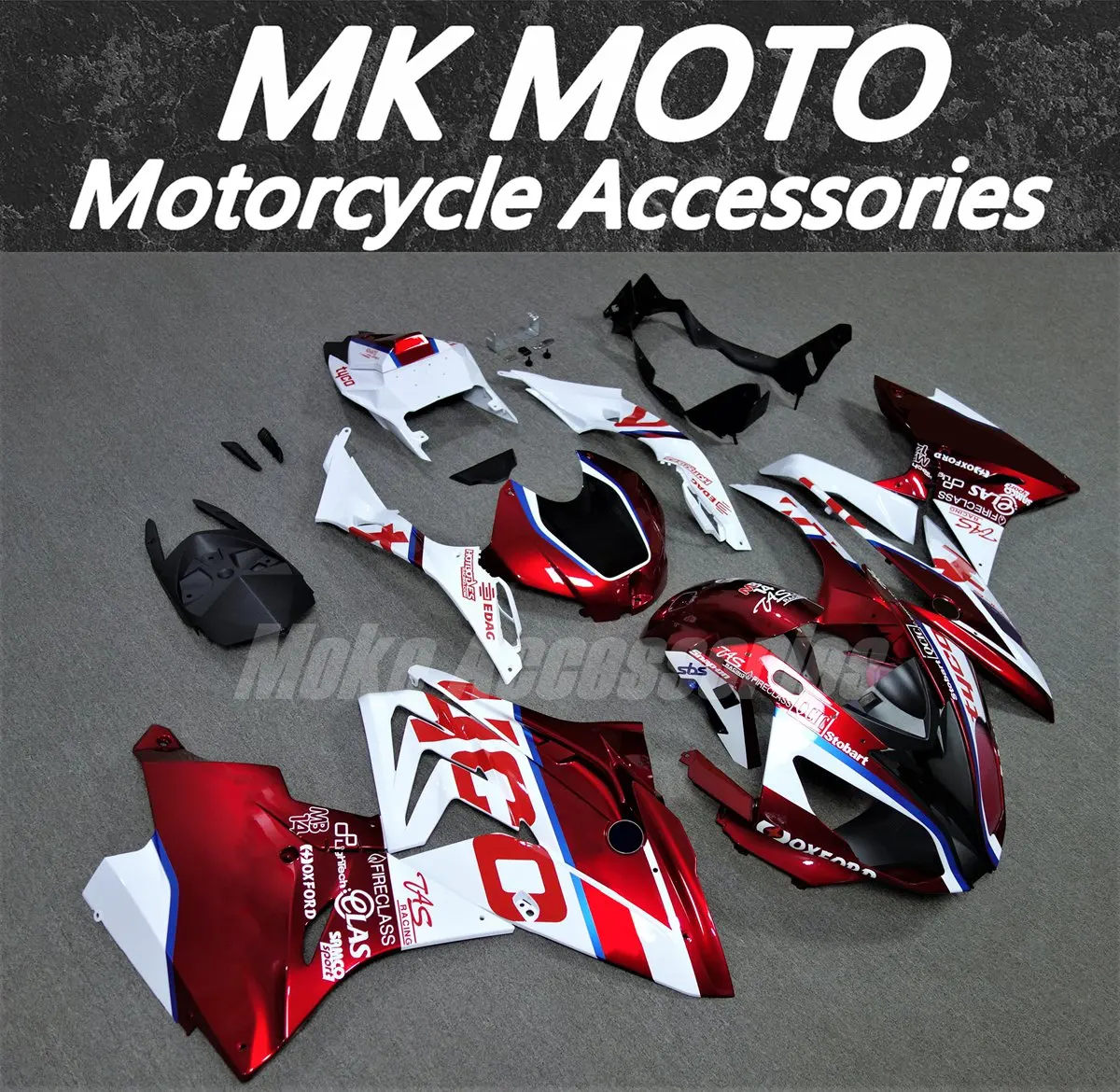 

Fairings Kit Fit For S1000rr 2017 2018 Bodywork Set High Quality ABS Injection New Red White