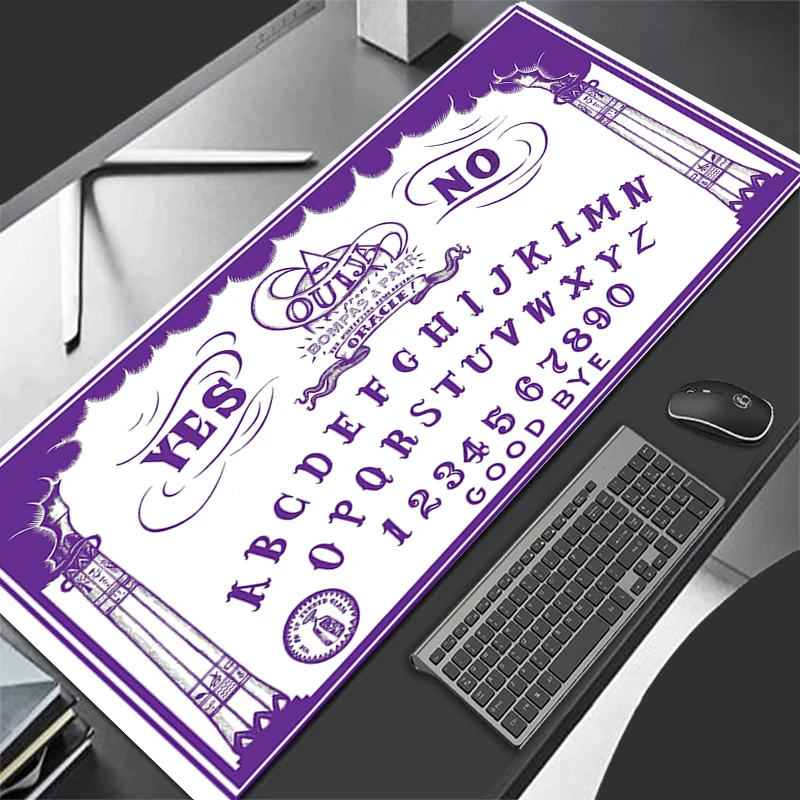 Large Gaming Mousepad XXL Keyboard Gamer Mouse Pad on The Table Speed Desk Mat Anime 900x400 800X300 O-Ouija board Mouse Mats