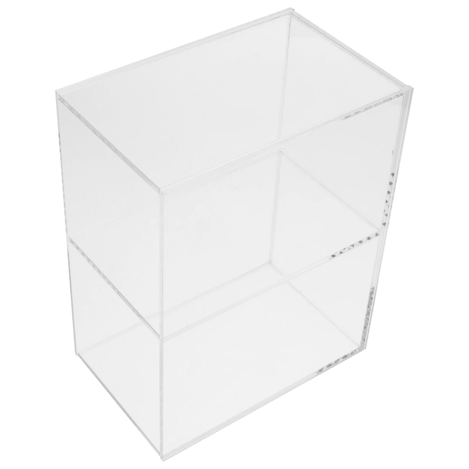 

Desktop Fish Tank Aquarium Transparent Small Turtle Mini Frameless Clear Betta Tiny