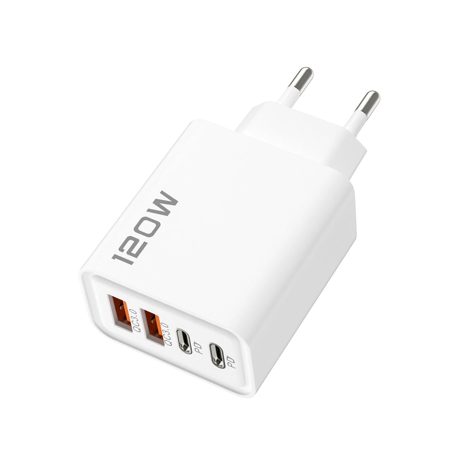 Fast Charging USB Type C Charger 120W 4 Port PD Quick Charge 3.0 For iPhone Samsung Xiaomi Huawei EU US UK Plug Phone Adapter image 3