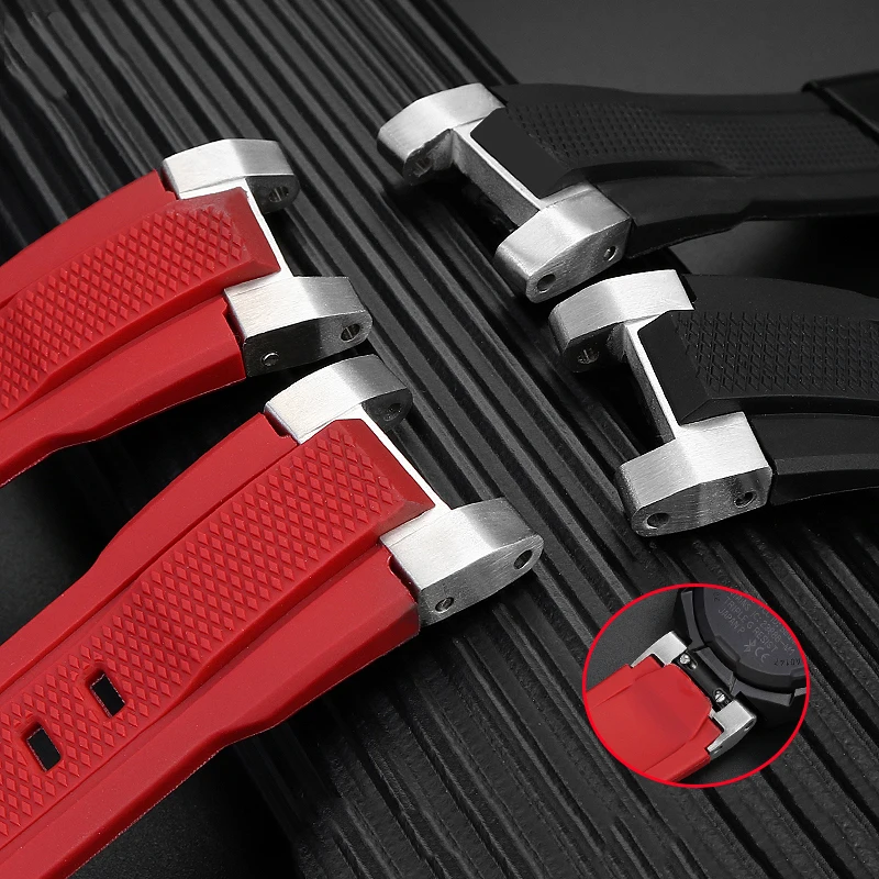 حزام من السيليكون المعدل ل كاسيو ، حزام الساعات الفولاذ المقاوم للصدأ ، عالية الجودة ، G-SHOCK ، MTG-B2000B ، MTG-B2000D ، MTG-B2000BD ، MTG-B2000