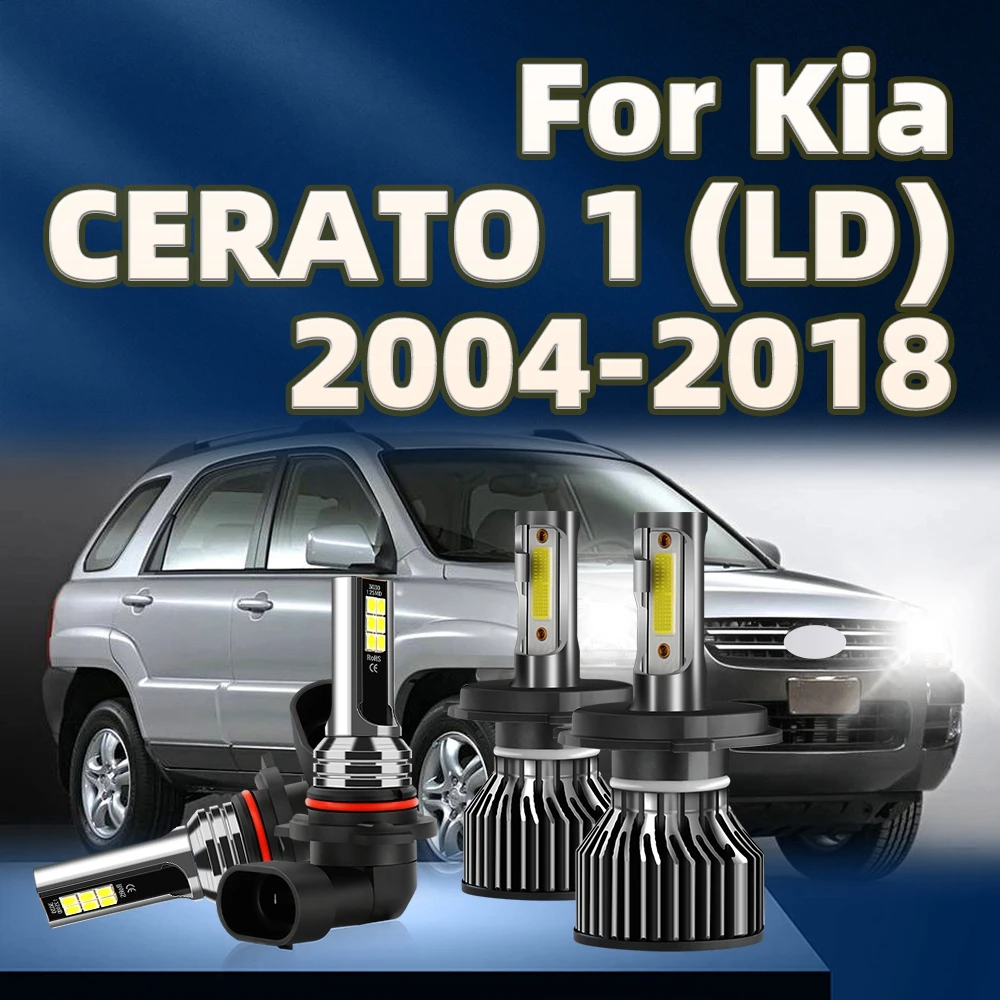 

High Power 130W H4 Hi/Lo Beam Led Headlight Hb4 Fog Light For Kia CERATO 1 (LD) 2004 2005 2006 2007 2008 2009 2010 2011-2018