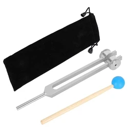 Aluminum Alloy Tuning Forks,111Hz Tuning Fork With Hammers For Nervous System Testing Sound Healing Therapy