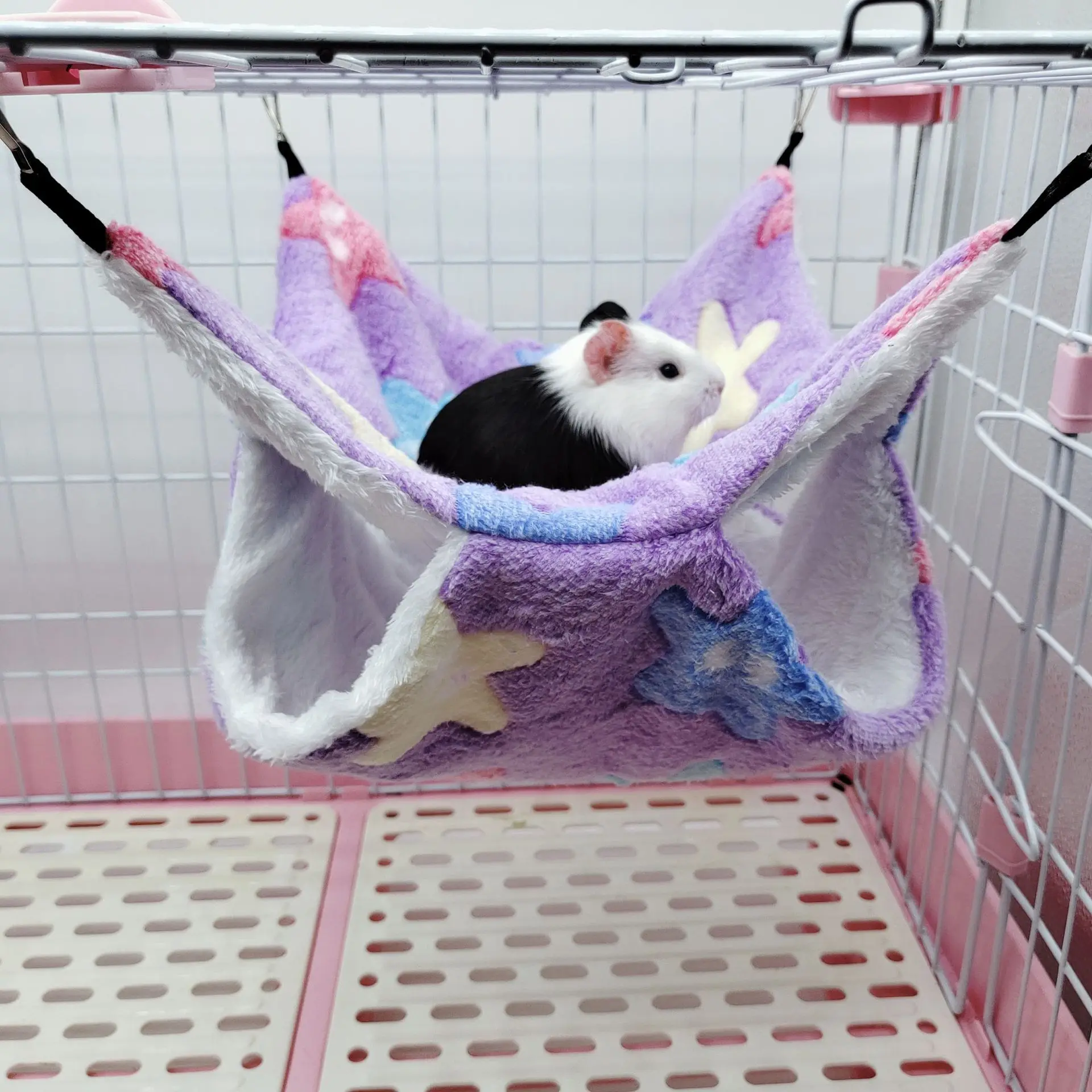 Pet Hamster Hammock Double-layer Sugar Glider,Warm Double Layer Hammock,Suspended Squirrel Sleeping Bag,Pet Supplies Warehouse