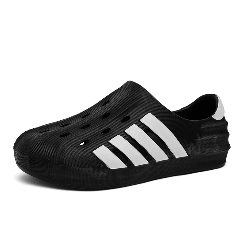 

Men's Sandals Couple Style External Wearing Hole Shoes Non slip Tulip Slippers Outdoor Footwear Beach Casual Comfort Clogs