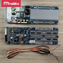 Inverter BMS Support Bluetooth APP CANBUS RS485 Communicate to Inverter 8S-16S  48V  24V 50A 100A 150A 200A Optional LCD USB