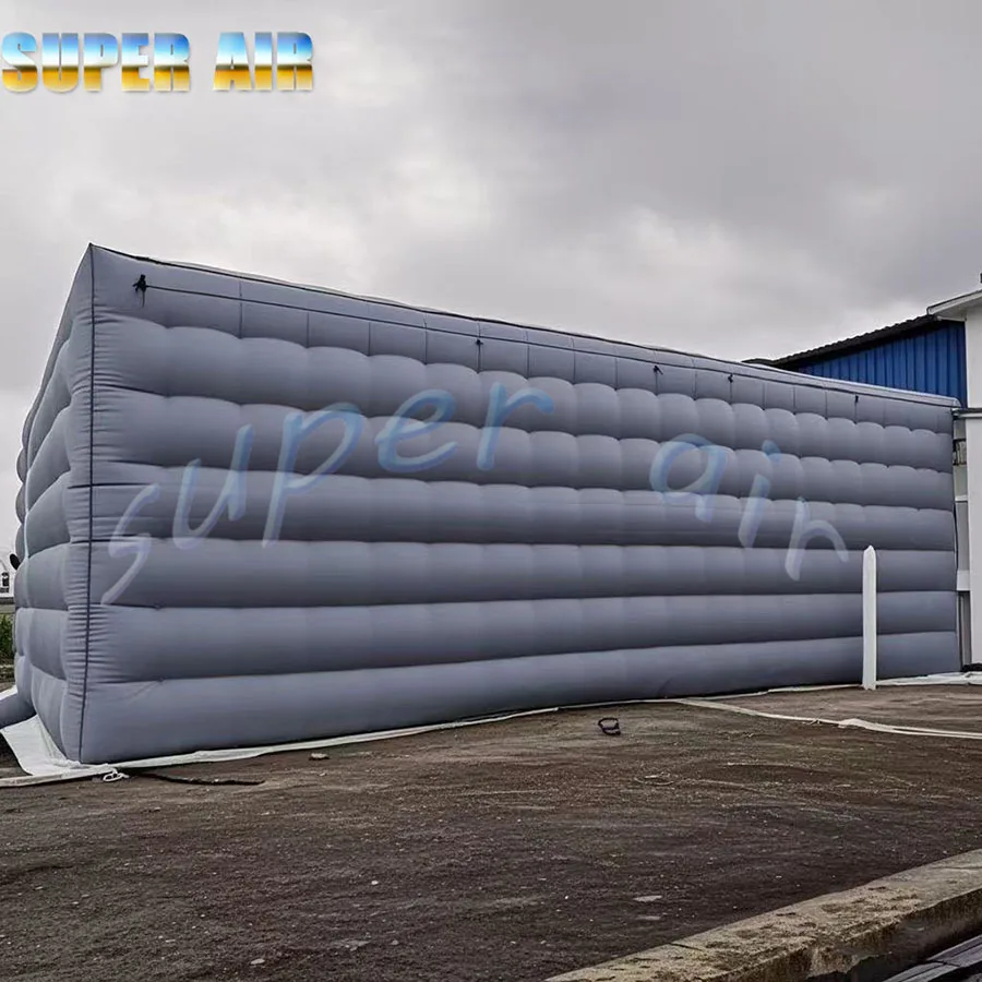 Super Air 3m withe curve Inflatable photo booth inflatable curved wall wedding backdrop with led lighting