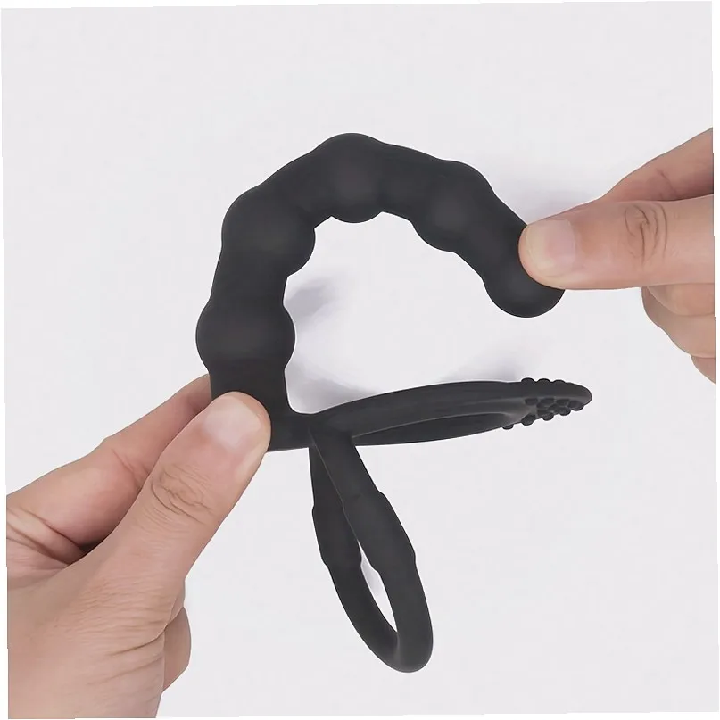 Body Safe Silicone Anal Beads Anal Plug Prostate Massage G Spot Stimulation Adult Sex Toys For Men Women Gay view 4