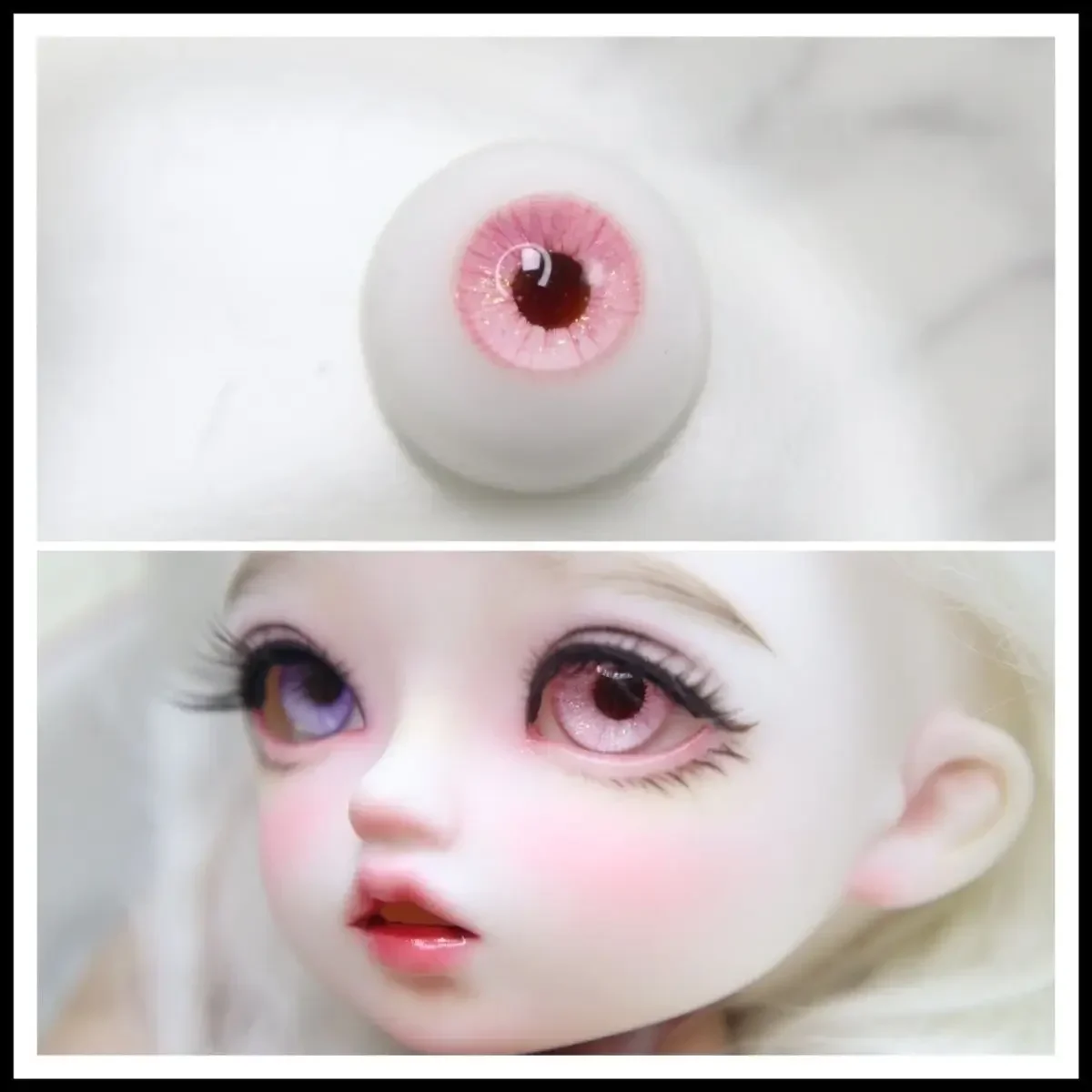 12/14/16/18/20/22/24/30mm Doll's Eyes for 1/6 1/4 1/3 Bjd Doll Girl Toys Dress Up Plaster Eyeball Play House Doll Accessories